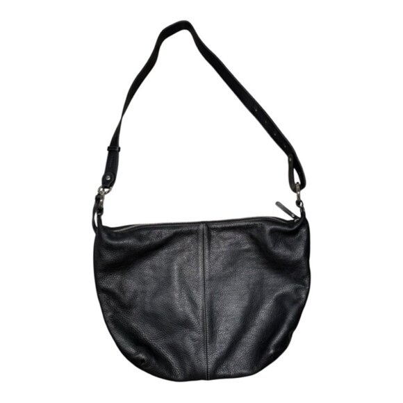 FURLA BLACK CROSSBODY BAG - PEBBLED LEATHER - EUC - Picture 5 of 10